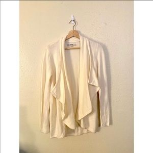 LOFT Wool Blend Open Front Lounge Cardigan